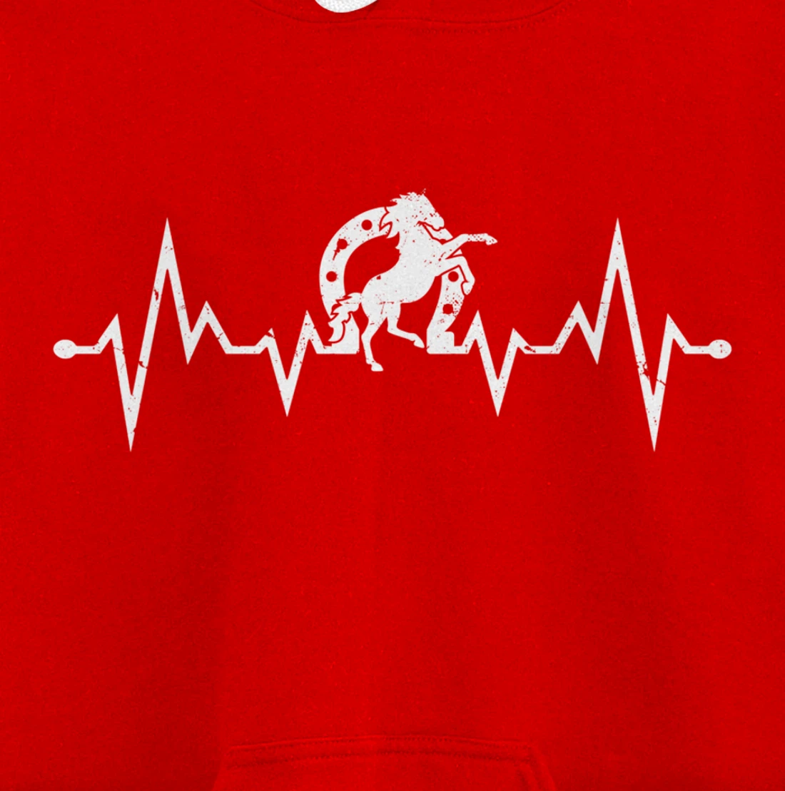 Farrier EKG Heartbeat Pulse Horseshoer Hoof Care Pullover Hoodie