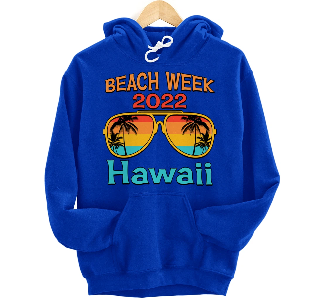 Hawaii Spring Break Beach Week 2022 Vacation Family Matching Pullover Hoodie