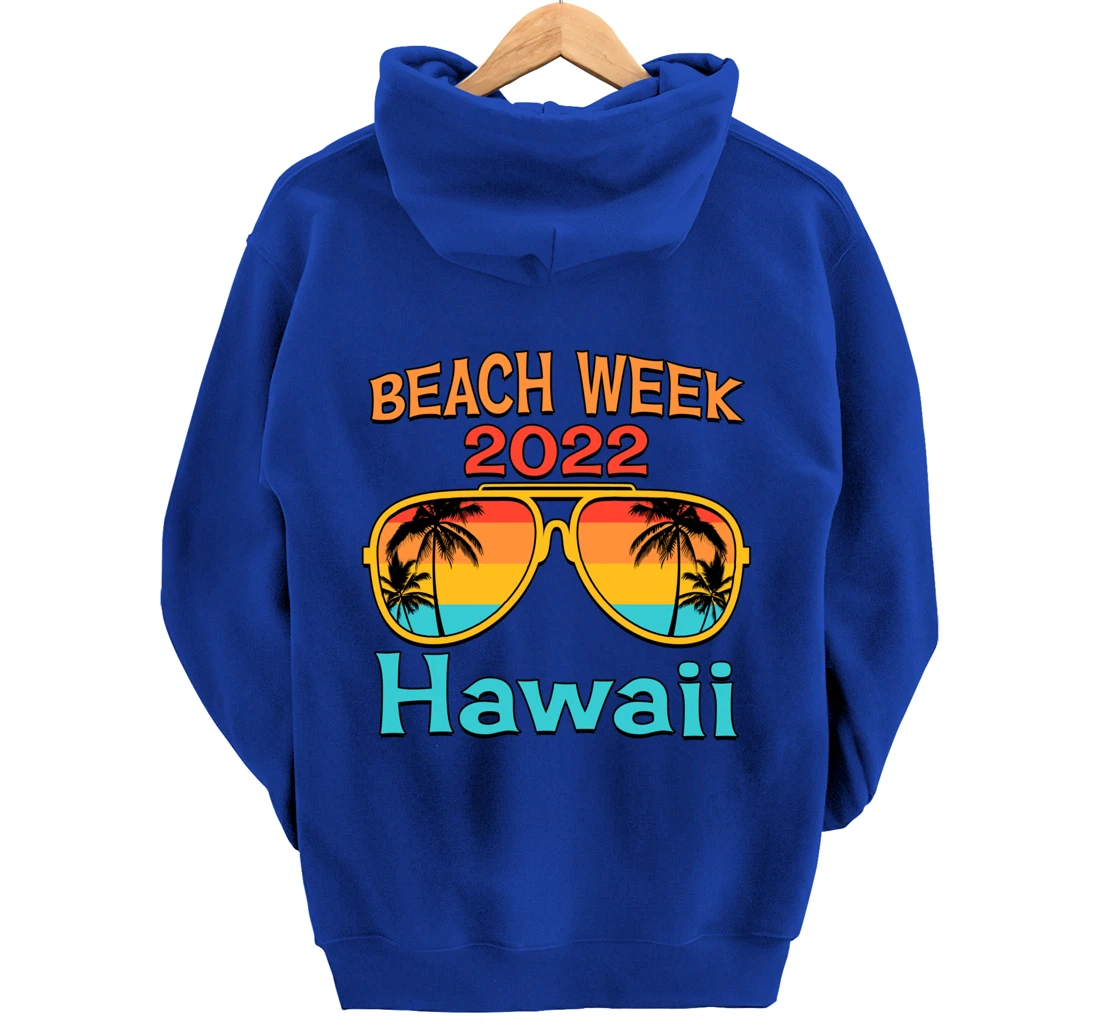Hawaii Spring Break Beach Week 2022 Vacation Family Matching Pullover Hoodie