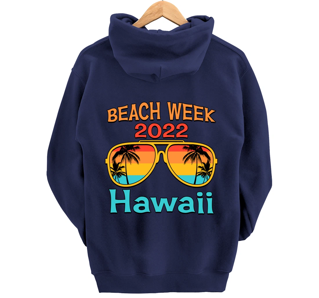 Hawaii Spring Break Beach Week 2022 Vacation Family Matching Pullover Hoodie