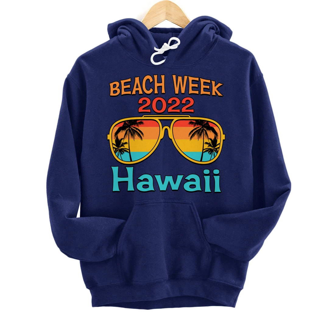 Hawaii Spring Break Beach Week 2022 Vacation Family Matching Pullover Hoodie