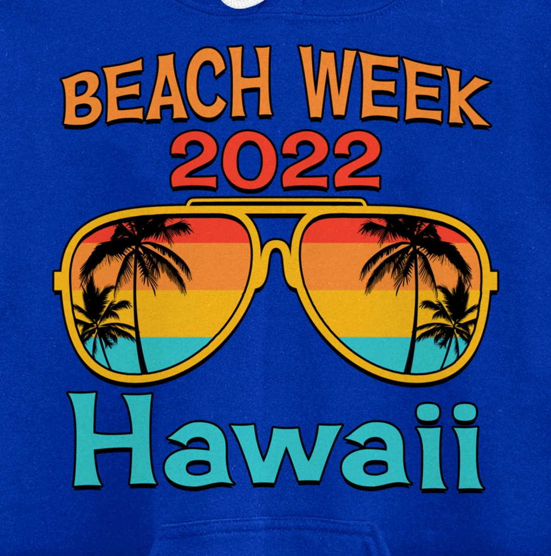 Hawaii Spring Break Beach Week 2022 Vacation Family Matching Pullover Hoodie