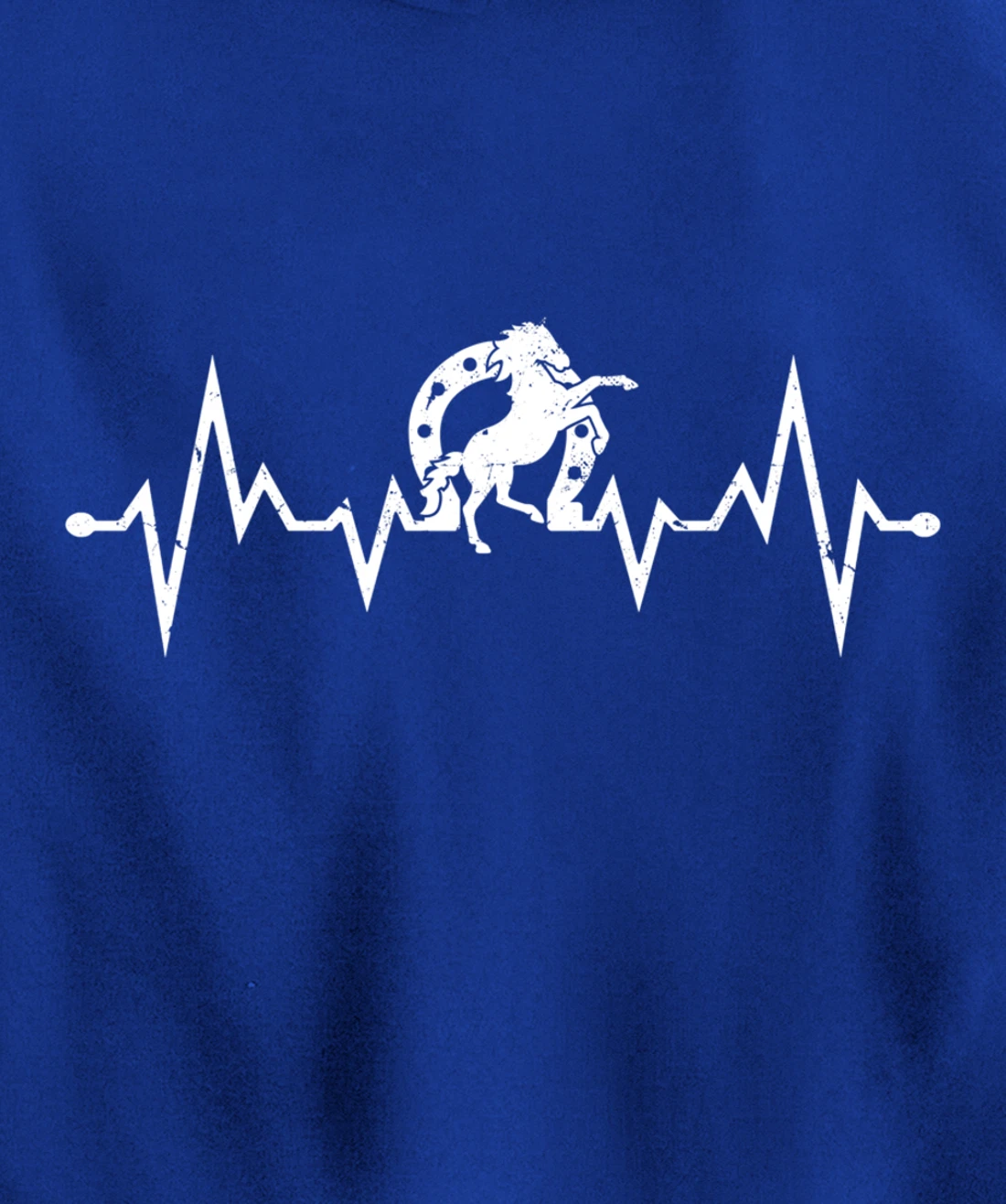 Farrier EKG Heartbeat Pulse Horseshoer Hoof Care Pullover Hoodie