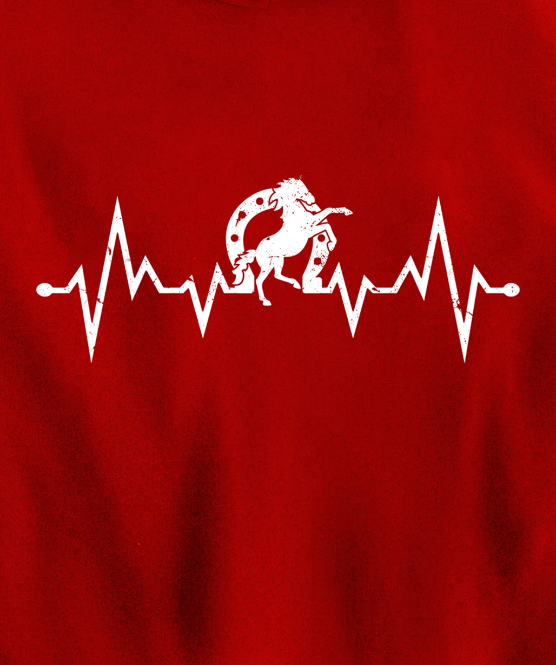 Farrier EKG Heartbeat Pulse Horseshoer Hoof Care Pullover Hoodie