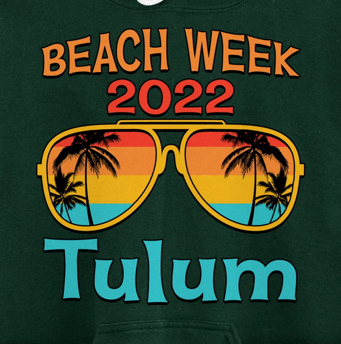 Tulum Spring Break Beach Week 2022 Vacation Family Matching Pullover Hoodie