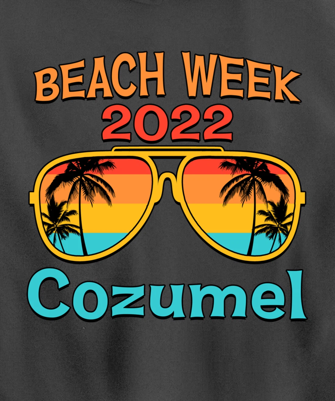Cozumel Spring Break Beach Week 2022 Vacation Family Match Pullover Hoodie