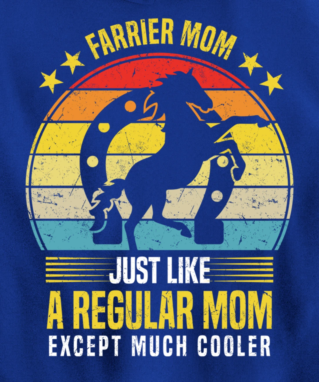 Funny Farrier Mom Saying Horseshoer Hoof Care Pullover Hoodie