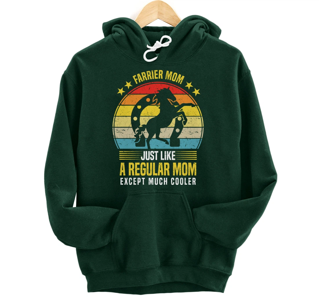 Funny Farrier Mom Saying Horseshoer Hoof Care Pullover Hoodie