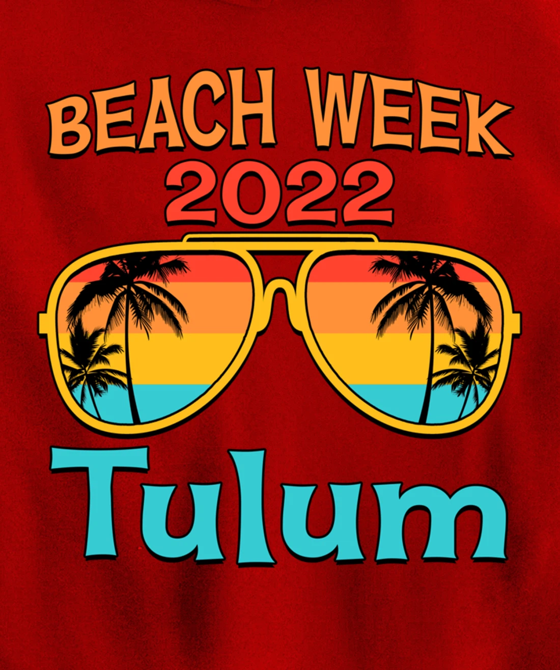 Tulum Spring Break Beach Week 2022 Vacation Family Matching Pullover Hoodie