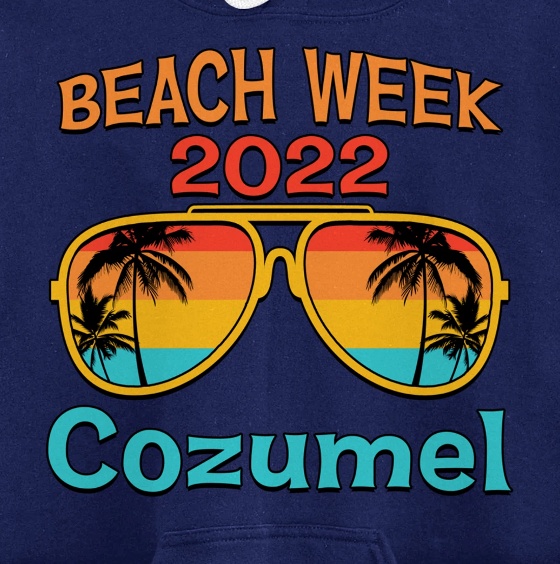 Cozumel Spring Break Beach Week 2022 Vacation Family Match Pullover Hoodie