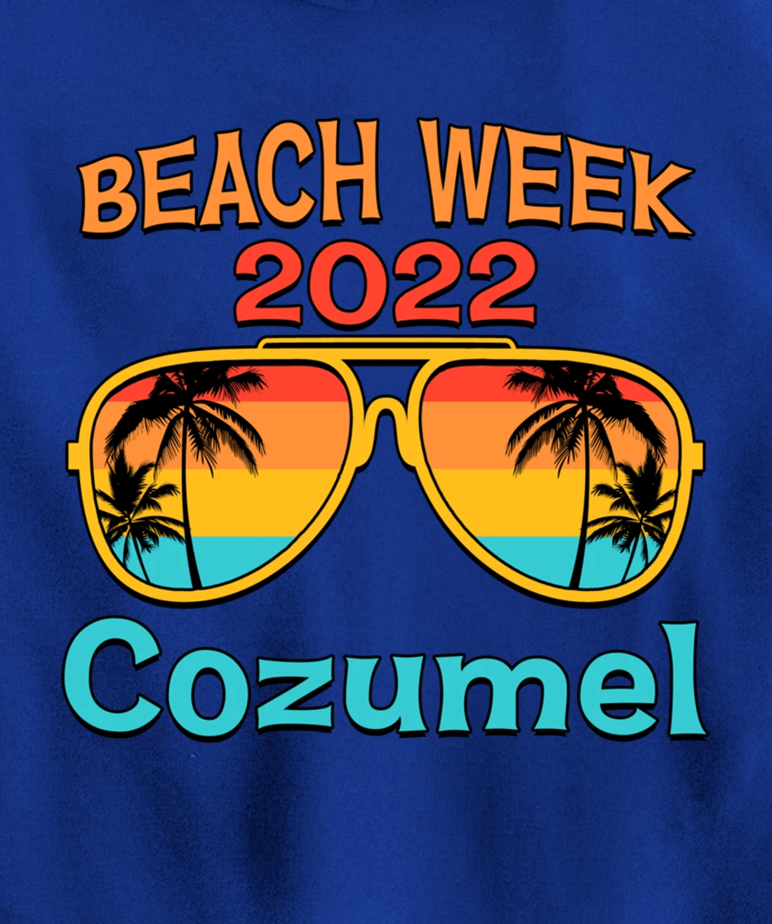Cozumel Spring Break Beach Week 2022 Vacation Family Match Pullover Hoodie