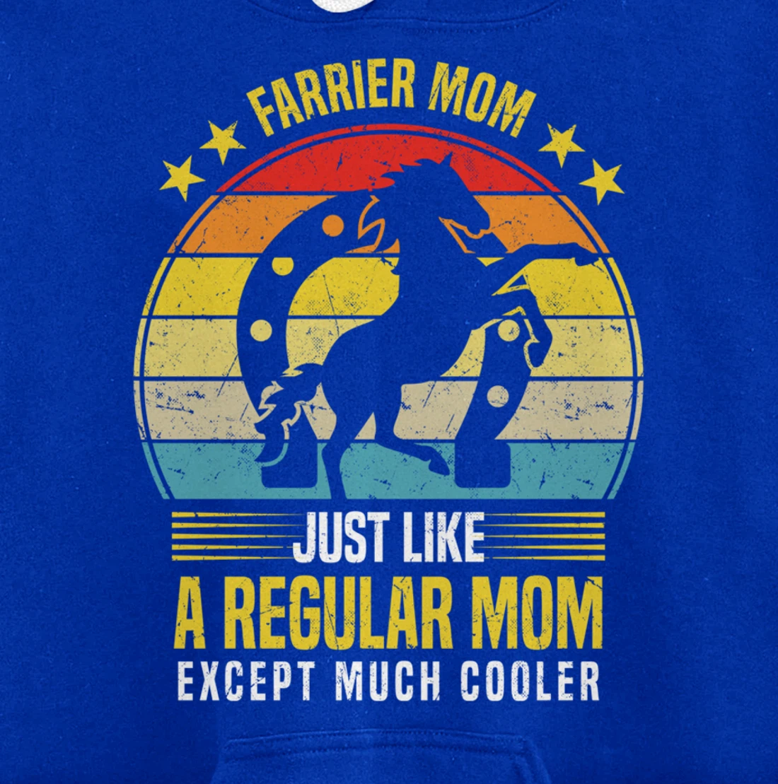 Funny Farrier Mom Saying Horseshoer Hoof Care Pullover Hoodie