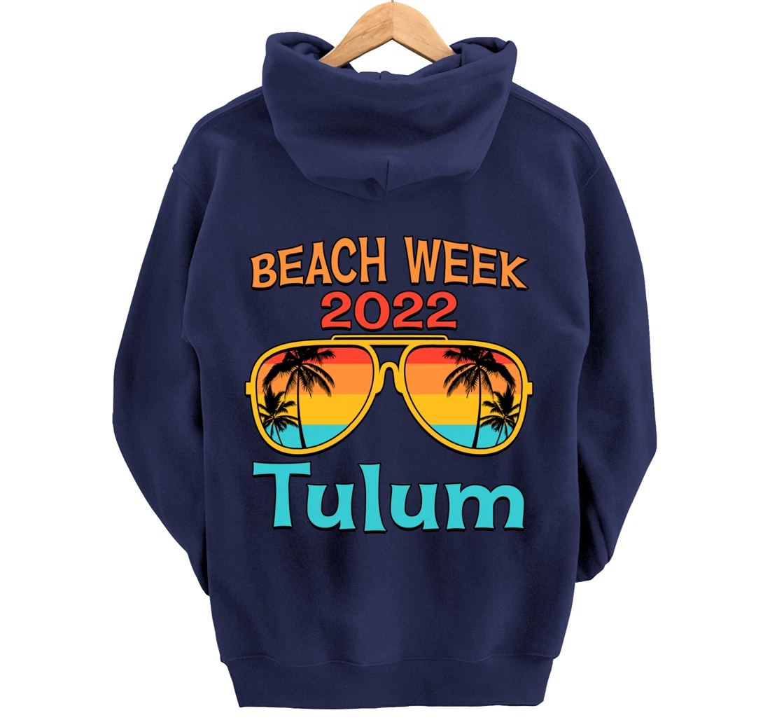 Tulum Spring Break Beach Week 2022 Vacation Family Matching Pullover Hoodie