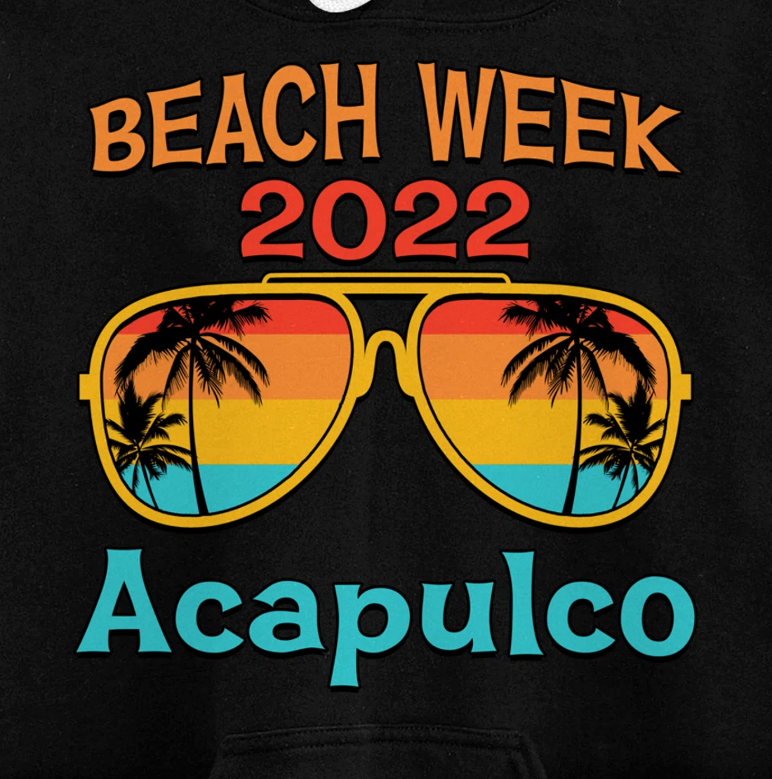 Acapulco Spring Break Beach Week 2022 Vacation Family Match Pullover Hoodie