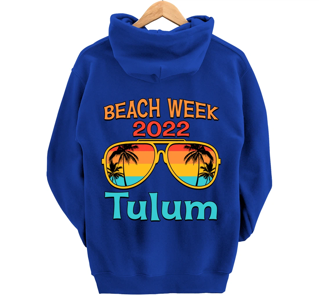 Tulum Spring Break Beach Week 2022 Vacation Family Matching Pullover Hoodie