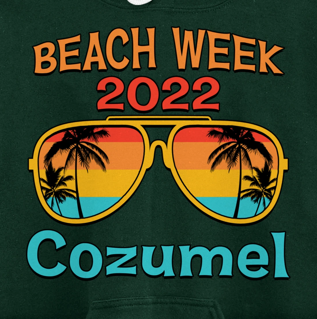 Cozumel Spring Break Beach Week 2022 Vacation Family Match Pullover Hoodie