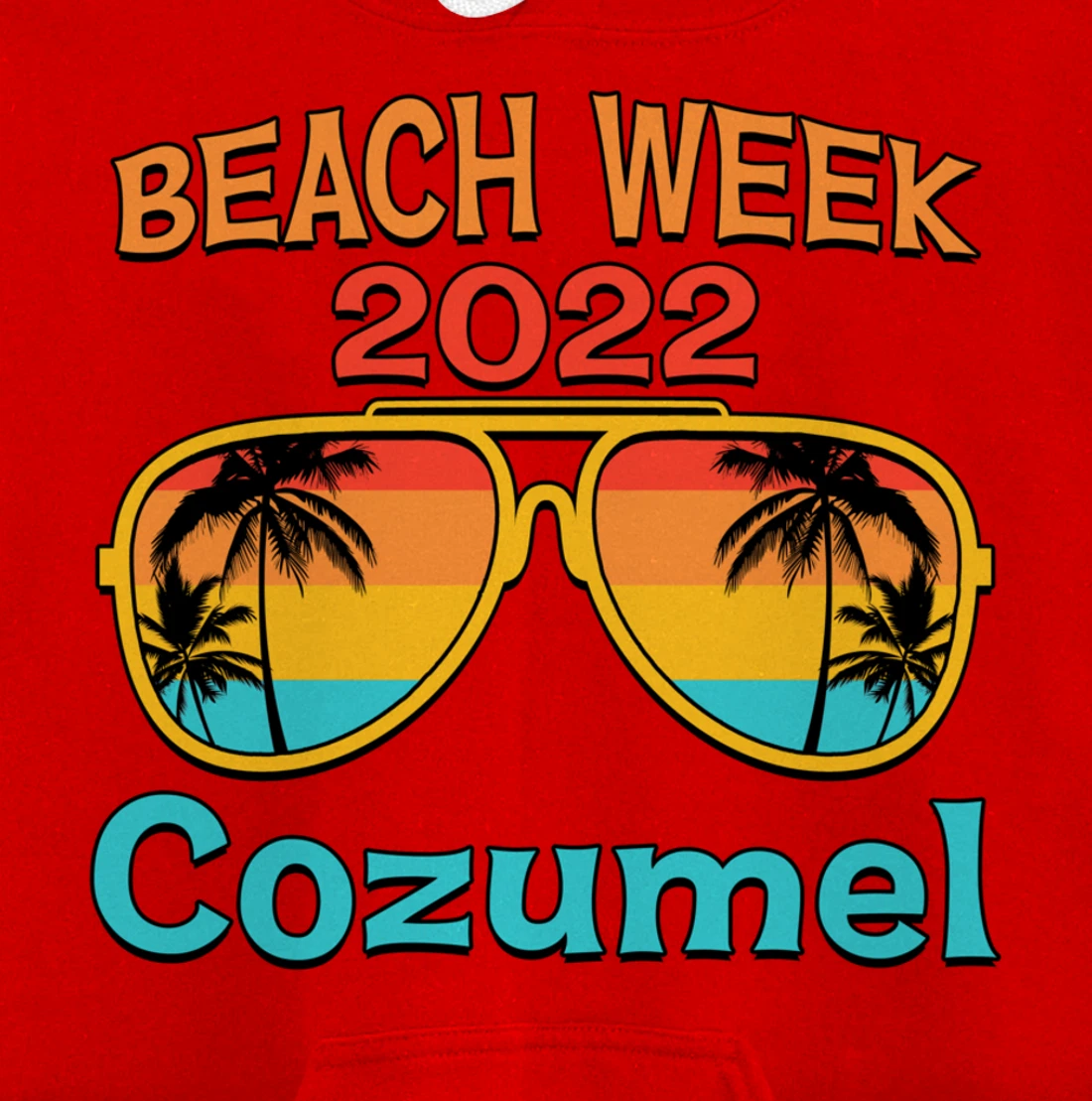 Cozumel Spring Break Beach Week 2022 Vacation Family Match Pullover Hoodie