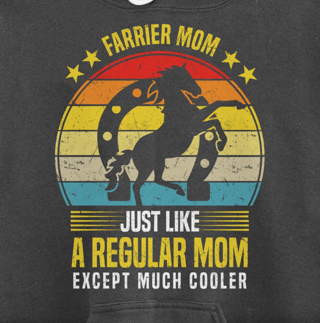 Funny Farrier Mom Saying Horseshoer Hoof Care Pullover Hoodie