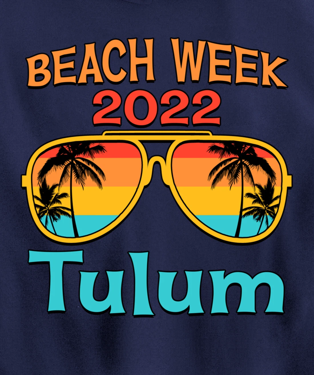 Tulum Spring Break Beach Week 2022 Vacation Family Matching Pullover Hoodie