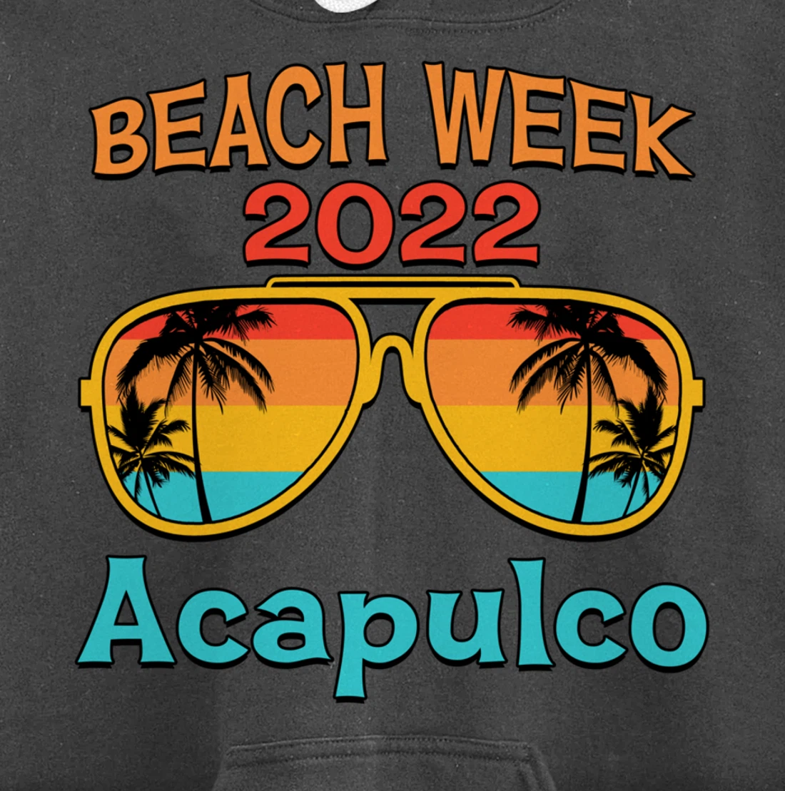 Acapulco Spring Break Beach Week 2022 Vacation Family Match Pullover Hoodie