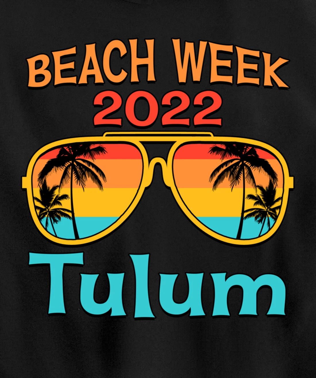 Tulum Spring Break Beach Week 2022 Vacation Family Matching Pullover Hoodie