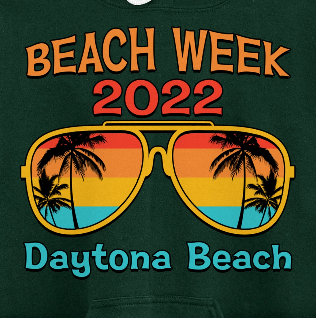 Daytona Beach Spring Break Beach Week 2022 Vacation Matching Pullover Hoodie