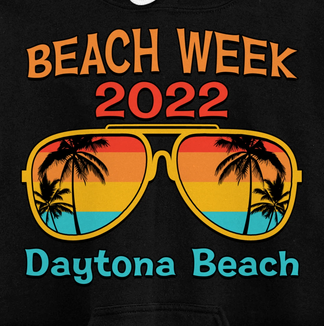 Daytona Beach Spring Break Beach Week 2022 Vacation Matching Pullover Hoodie