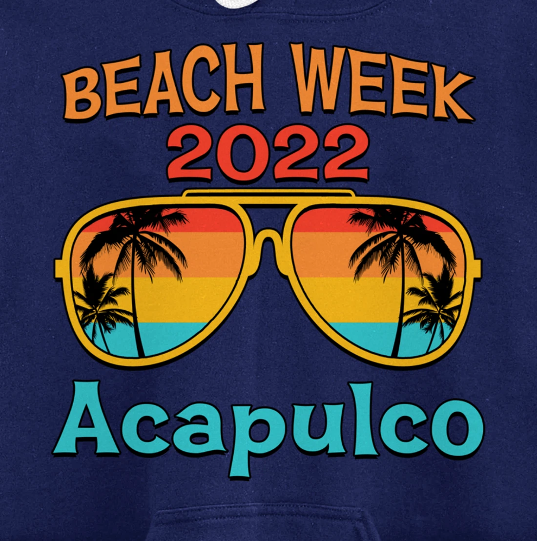 Acapulco Spring Break Beach Week 2022 Vacation Family Match Pullover Hoodie