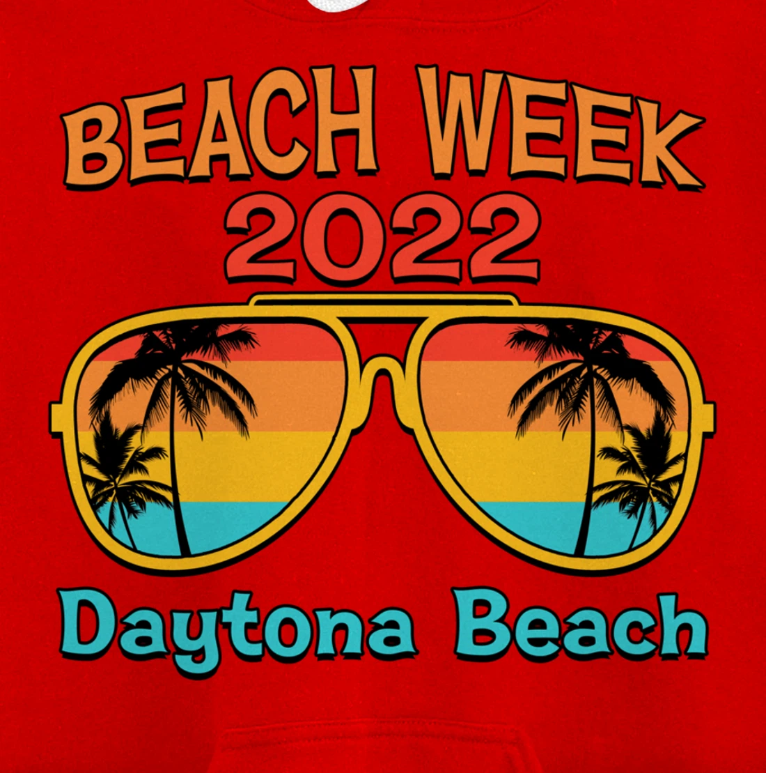 Daytona Beach Spring Break Beach Week 2022 Vacation Matching Pullover Hoodie