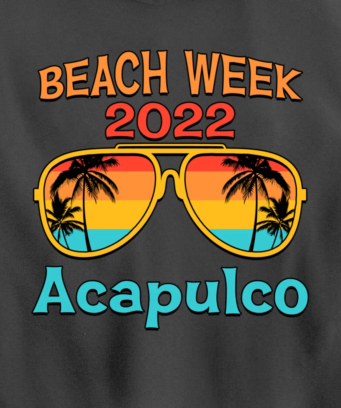 Acapulco Spring Break Beach Week 2022 Vacation Family Match Pullover Hoodie
