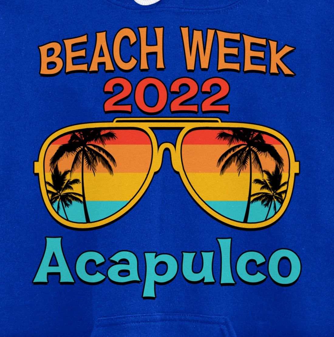 Acapulco Spring Break Beach Week 2022 Vacation Family Match Pullover Hoodie
