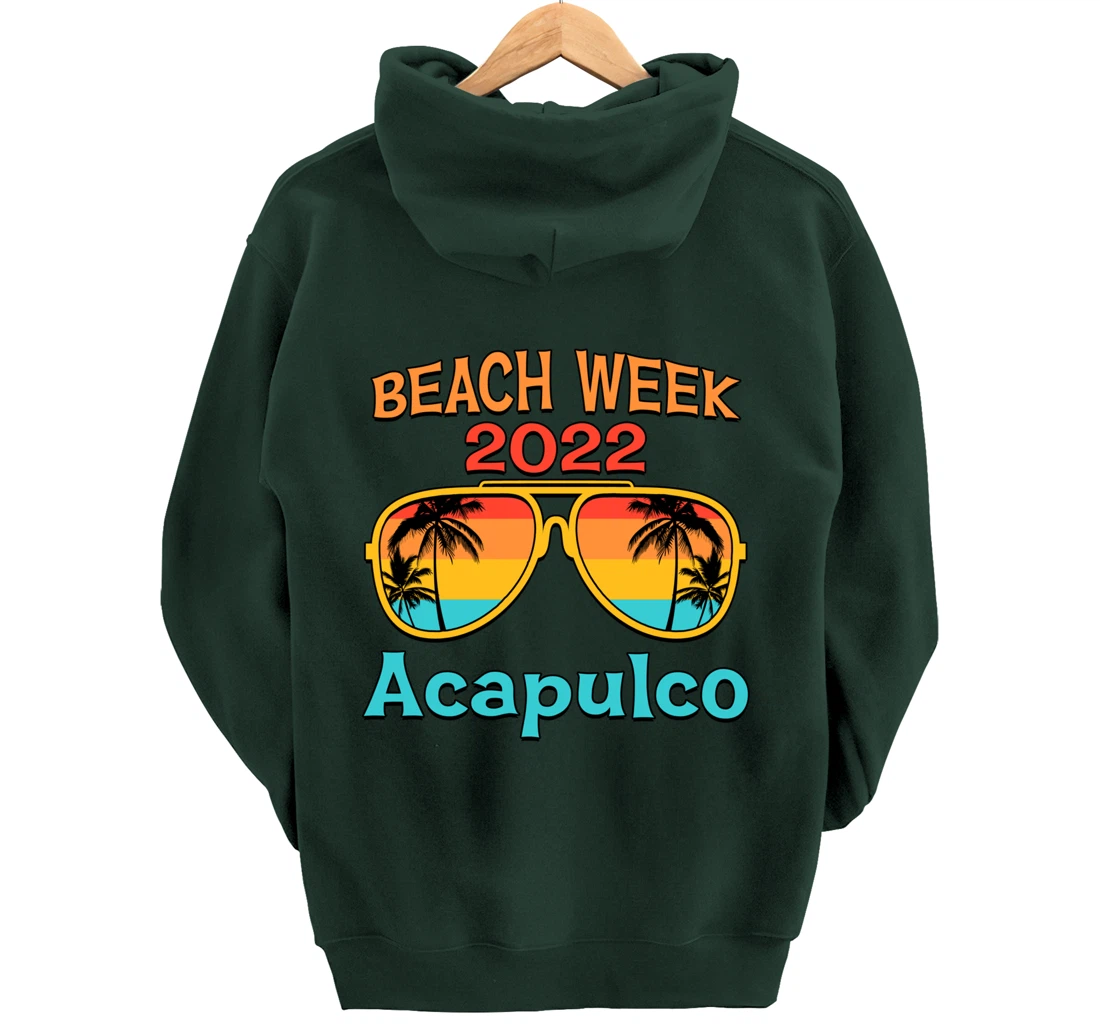 Acapulco Spring Break Beach Week 2022 Vacation Family Match Pullover Hoodie