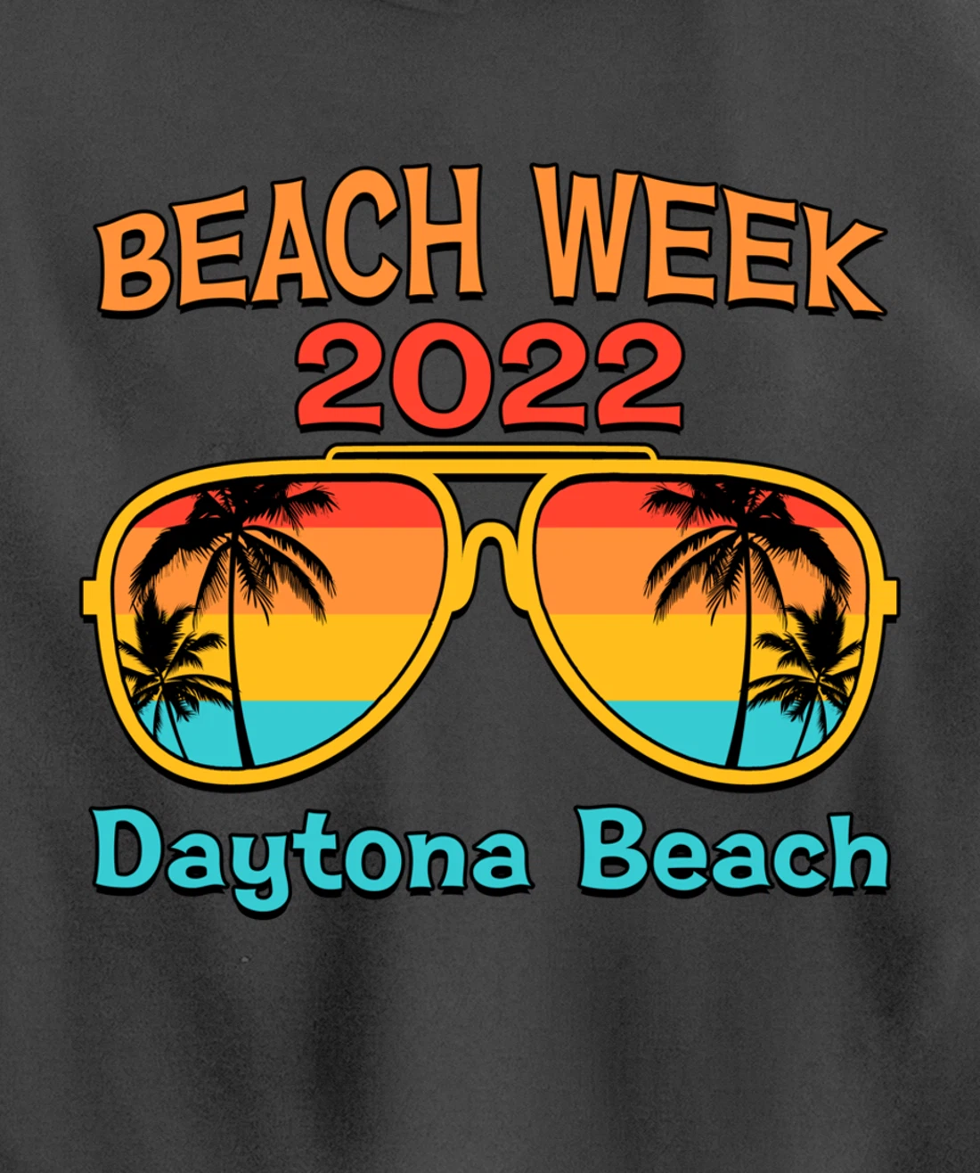 Daytona Beach Spring Break Beach Week 2022 Vacation Matching Pullover Hoodie