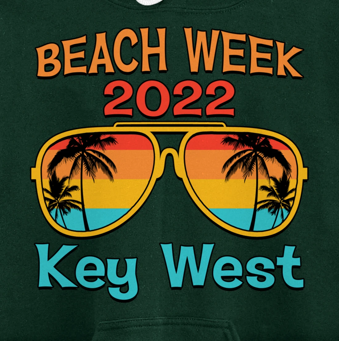 Key West Spring Break Beach Week 2022 Vacation Family Match Pullover Hoodie