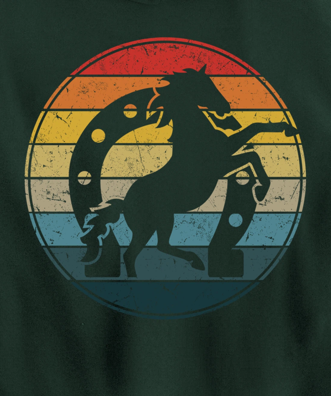 Retro Farrier Horseshoer Hoof Care Pullover Hoodie