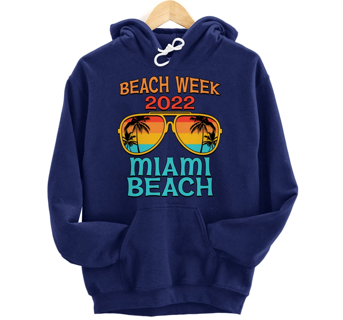 Miami Beach Spring Break Beach Week 2022 Vacation Matching Pullover Hoodie