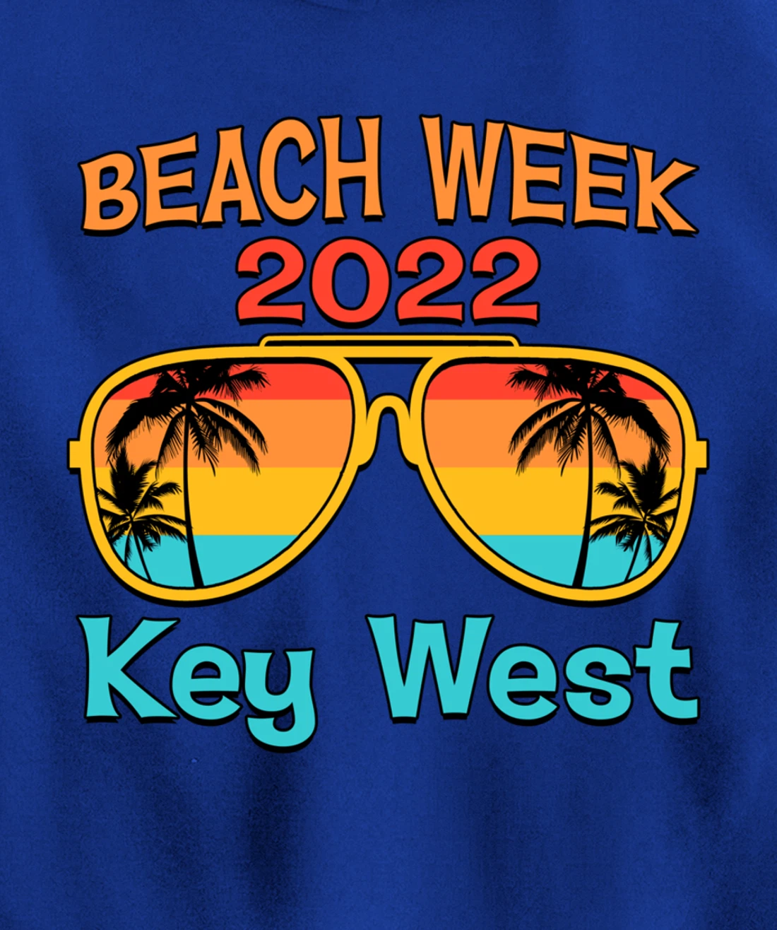 Key West Spring Break Beach Week 2022 Vacation Family Match Pullover Hoodie