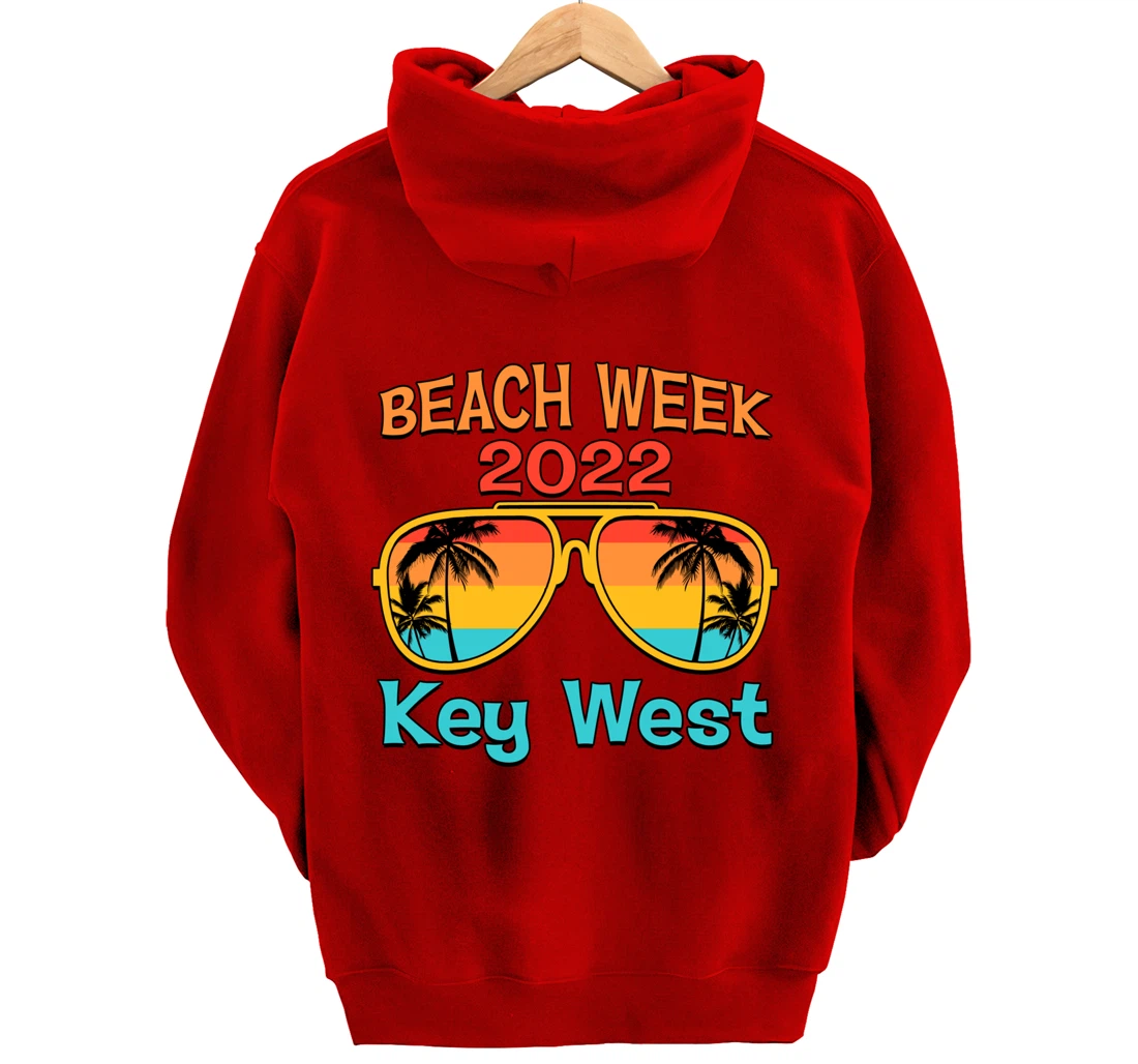 Key West Spring Break Beach Week 2022 Vacation Family Match Pullover Hoodie