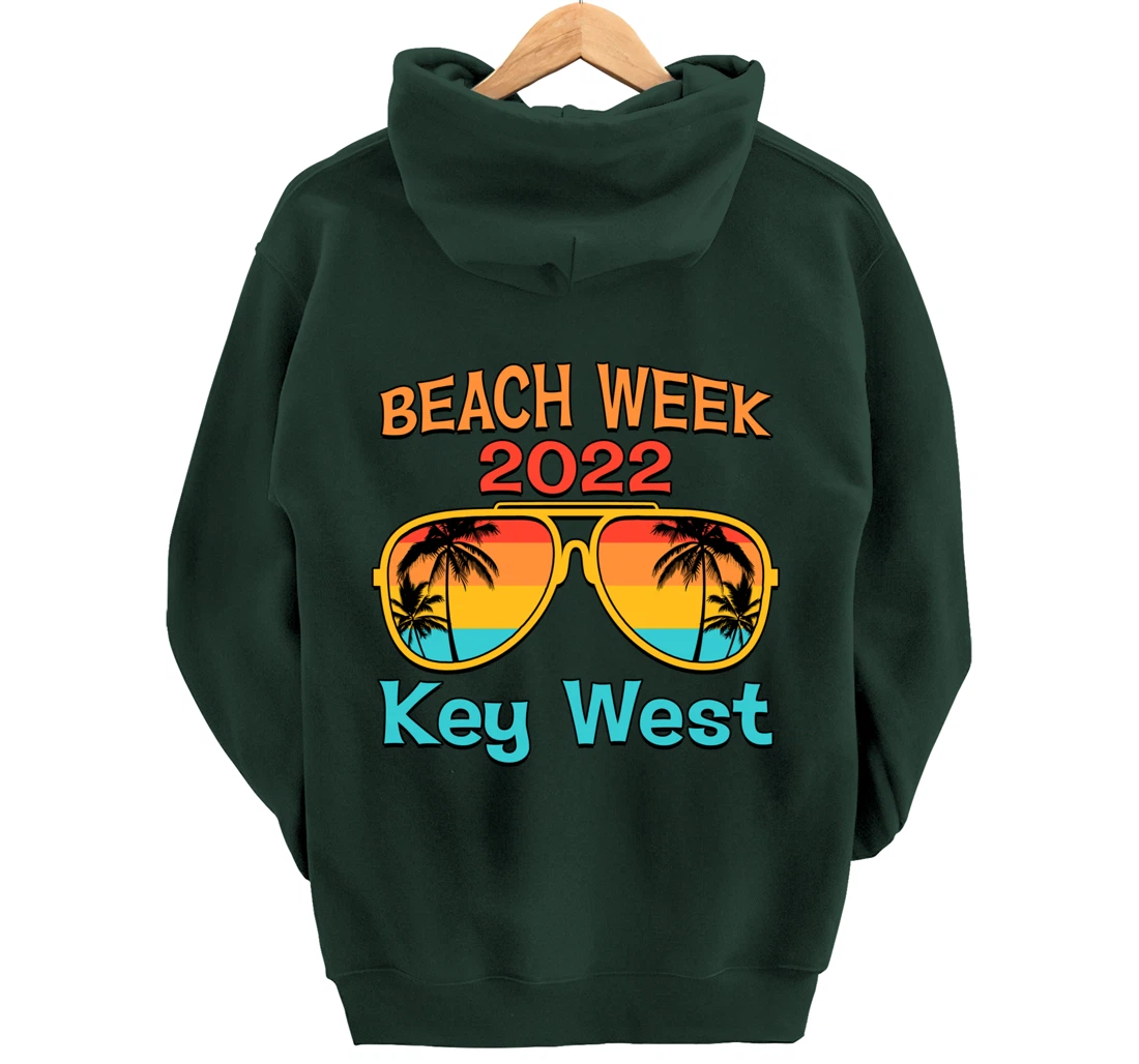 Key West Spring Break Beach Week 2022 Vacation Family Match Pullover Hoodie