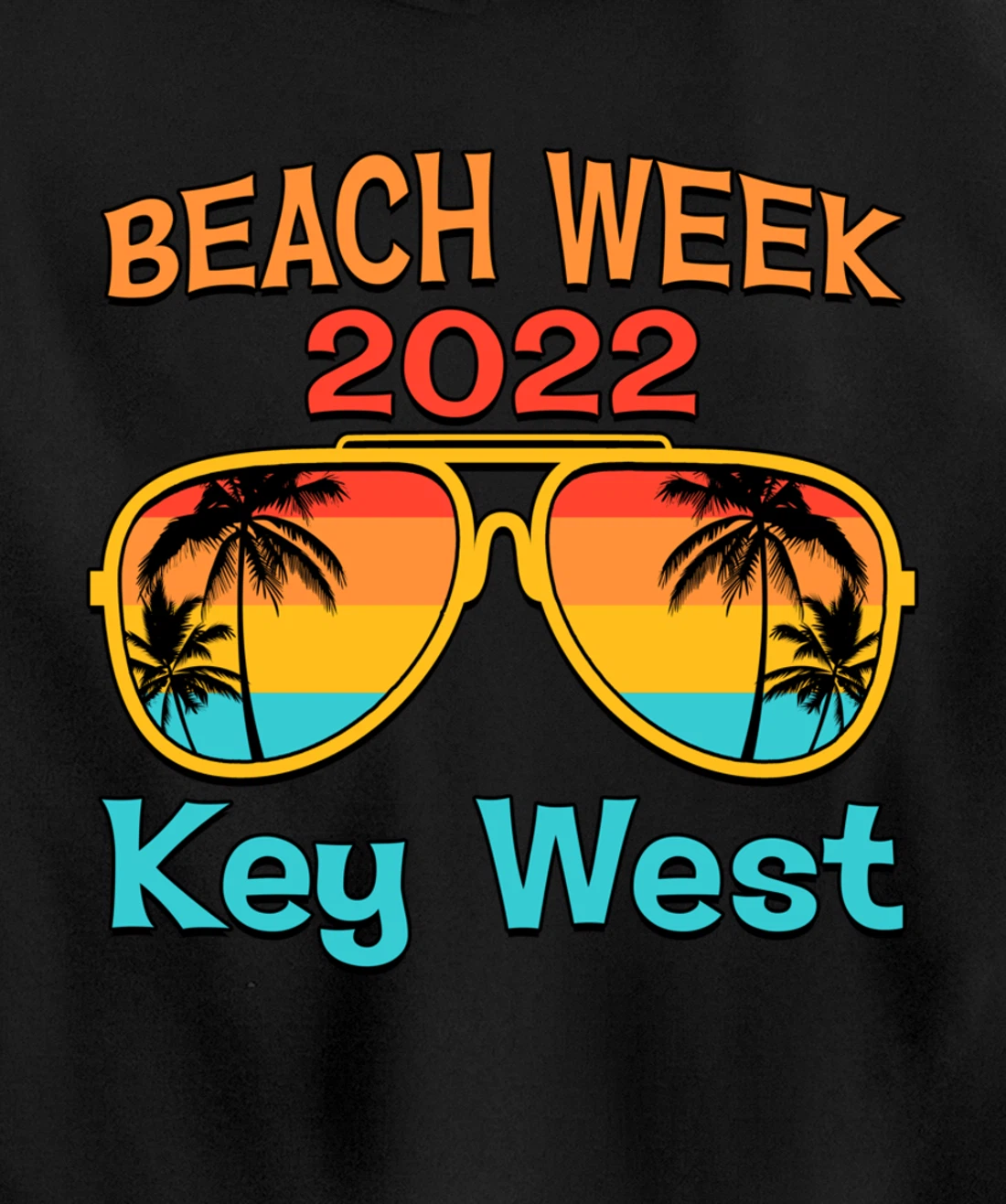 Key West Spring Break Beach Week 2022 Vacation Family Match Pullover Hoodie