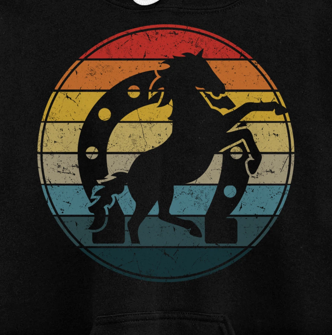 Retro Farrier Horseshoer Hoof Care Pullover Hoodie