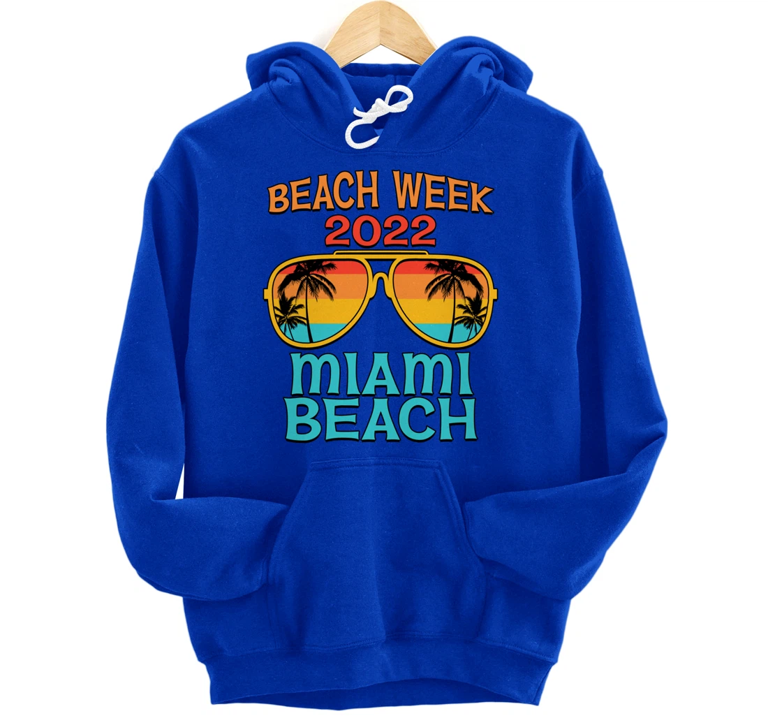 Miami Beach Spring Break Beach Week 2022 Vacation Matching Pullover Hoodie