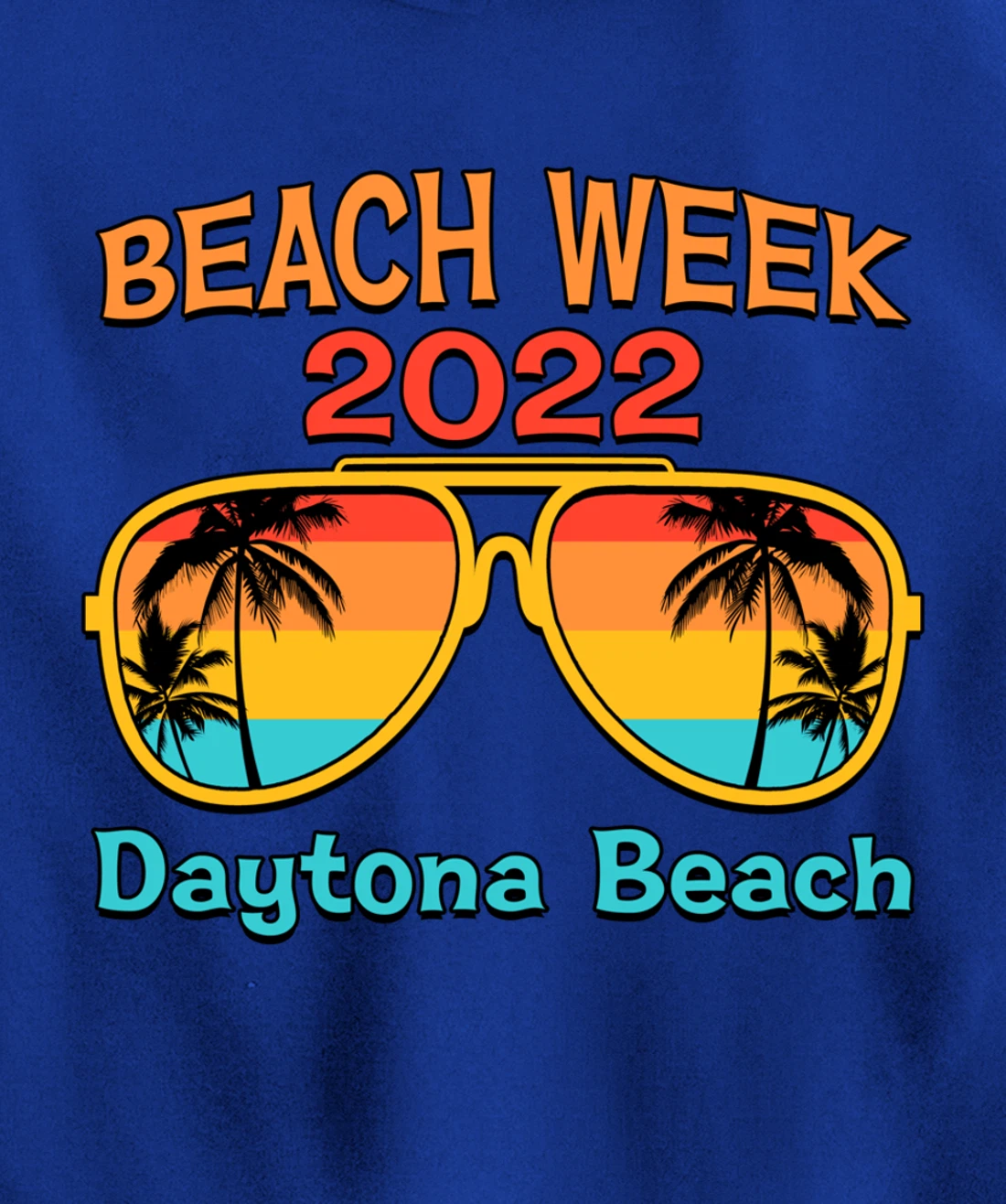 Daytona Beach Spring Break Beach Week 2022 Vacation Matching Pullover Hoodie