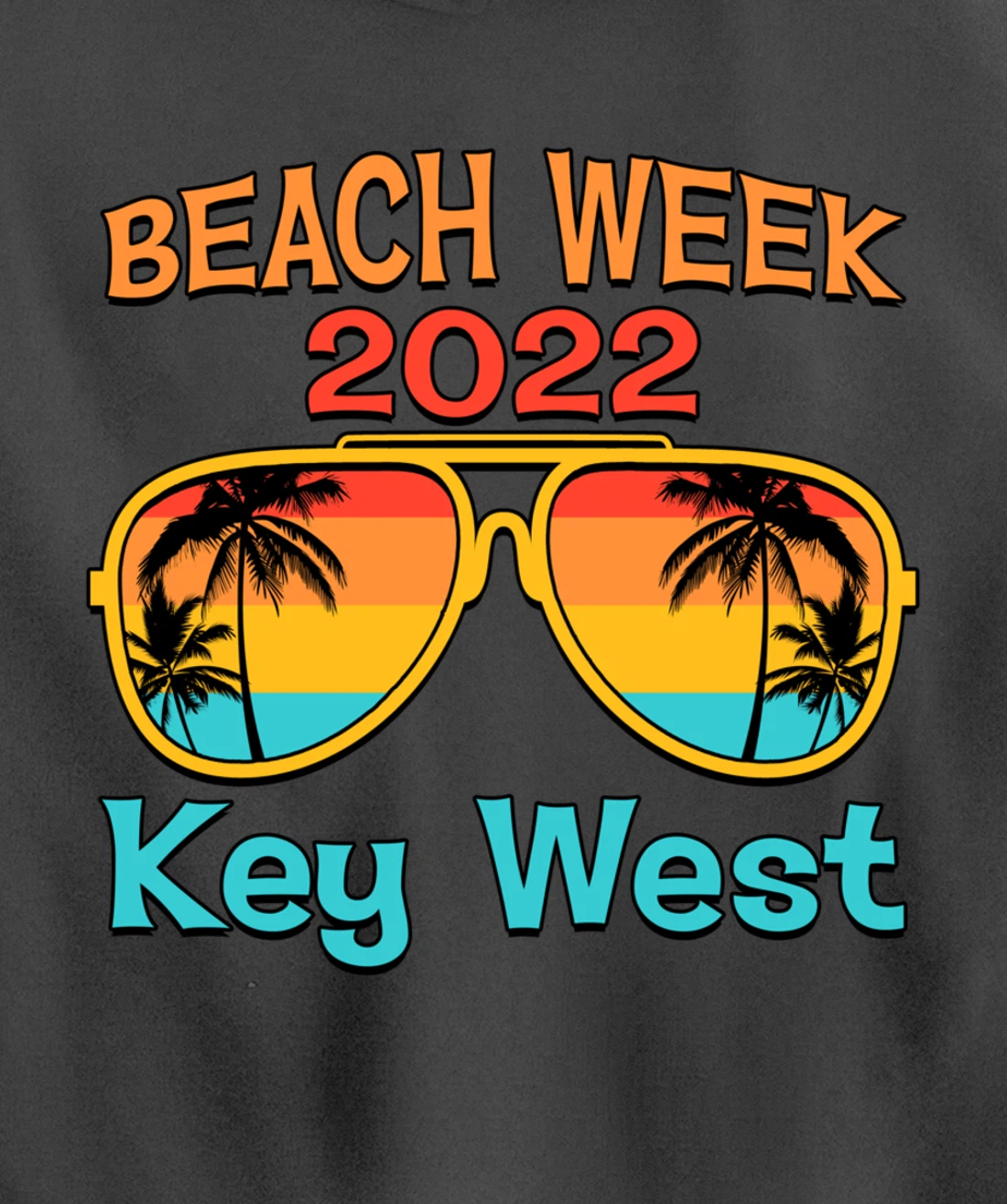 Key West Spring Break Beach Week 2022 Vacation Family Match Pullover Hoodie