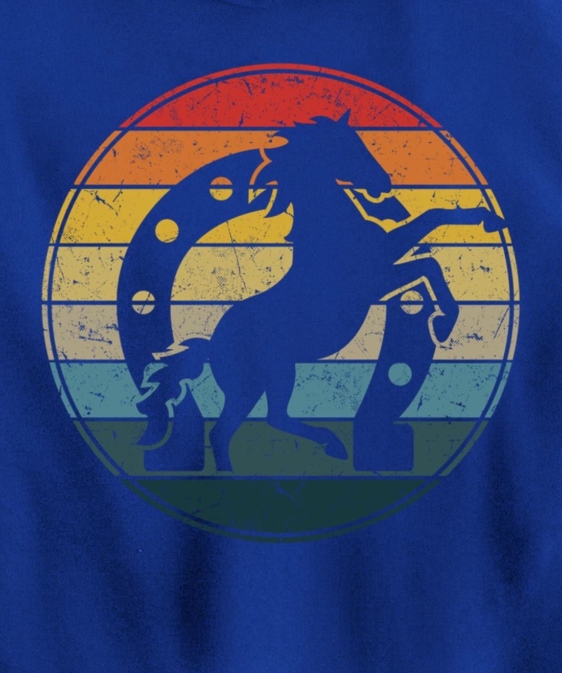 Retro Farrier Horseshoer Hoof Care Pullover Hoodie