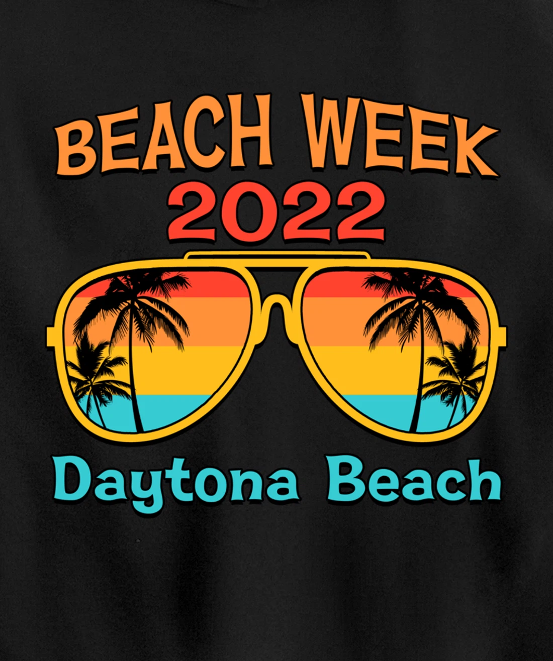 Daytona Beach Spring Break Beach Week 2022 Vacation Matching Pullover Hoodie