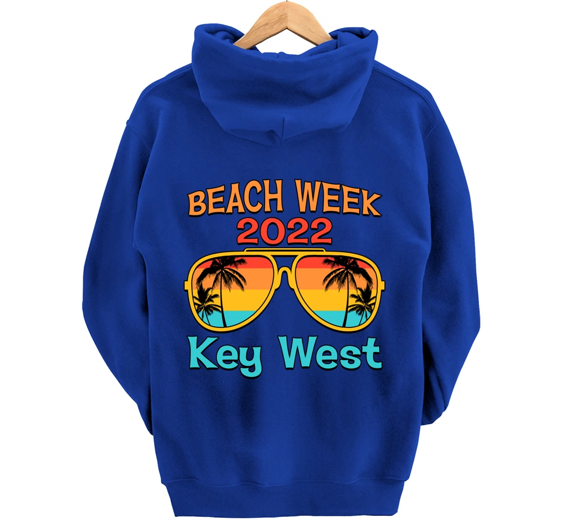 Key West Spring Break Beach Week 2022 Vacation Family Match Pullover Hoodie