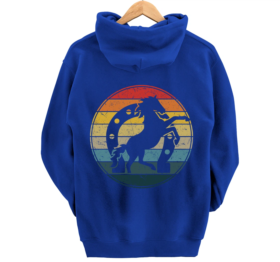 Retro Farrier Horseshoer Hoof Care Pullover Hoodie