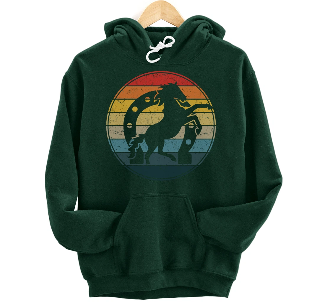 Retro Farrier Horseshoer Hoof Care Pullover Hoodie