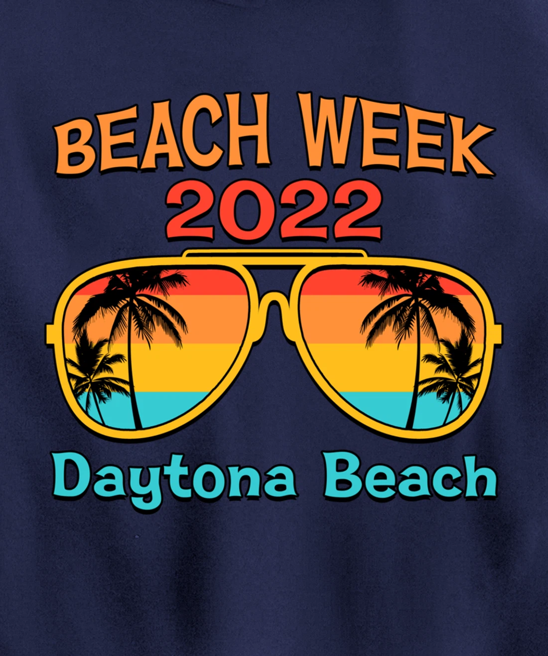 Daytona Beach Spring Break Beach Week 2022 Vacation Matching Pullover Hoodie
